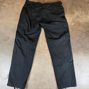 Tactical black‎ cargo pants with adjustable waist Size mens XL